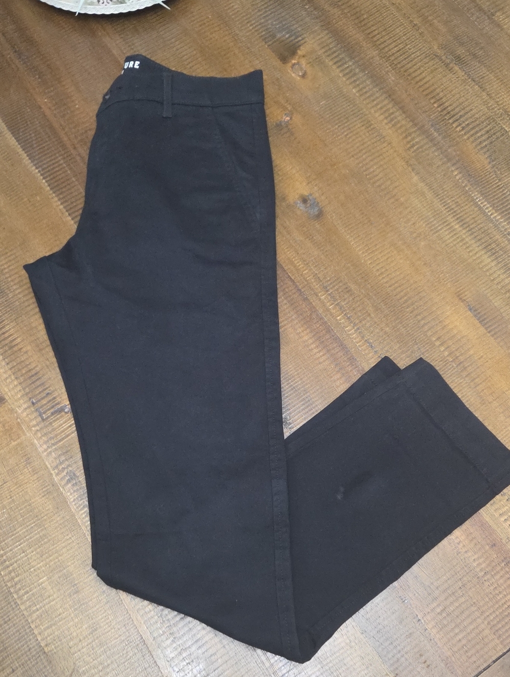 Signature by Levi Strauss Black Chinos Slim Sz 28x29